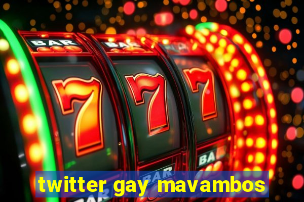 twitter gay mavambos